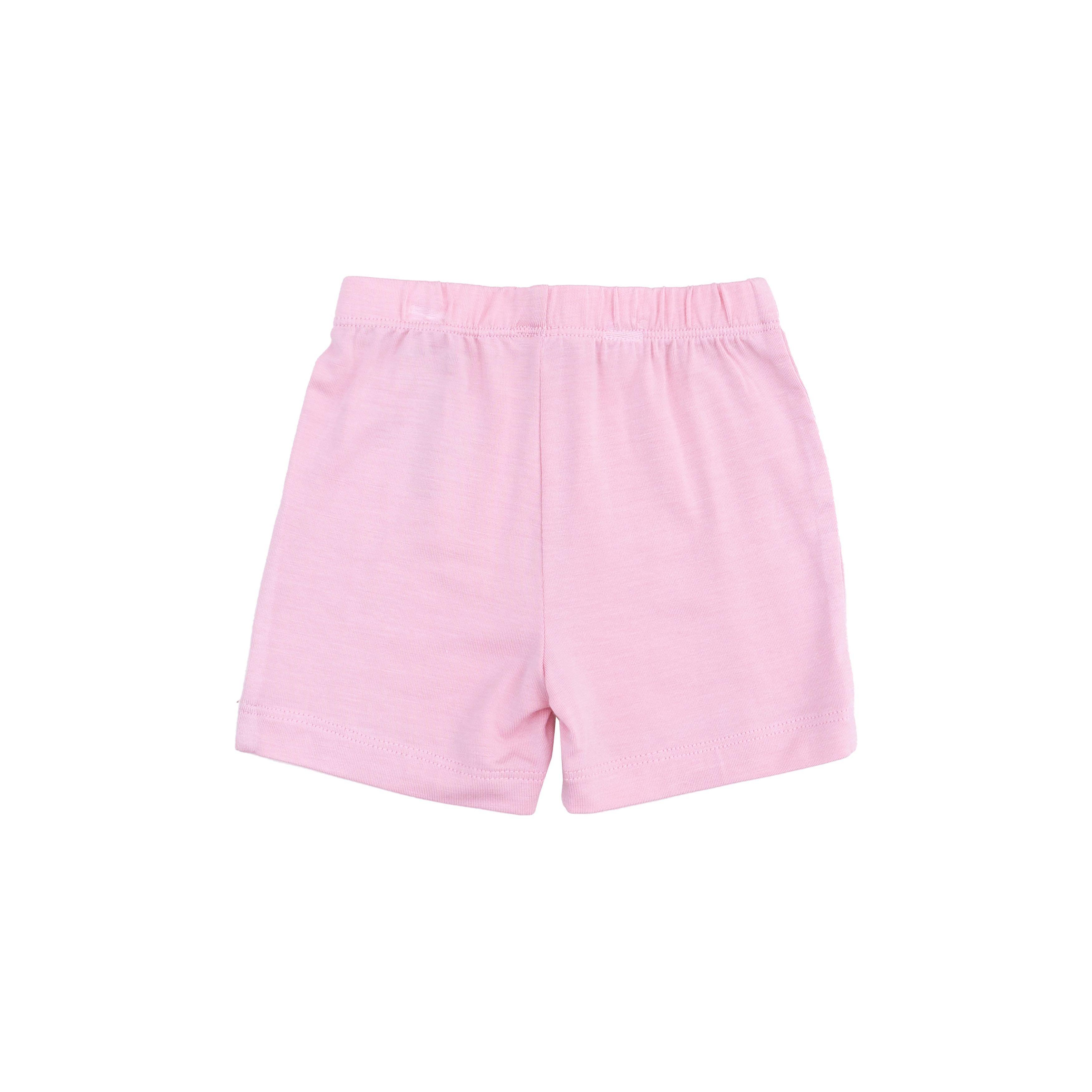 White/Pink Sailboats Peplum Tank & Bike Short 2pc Set