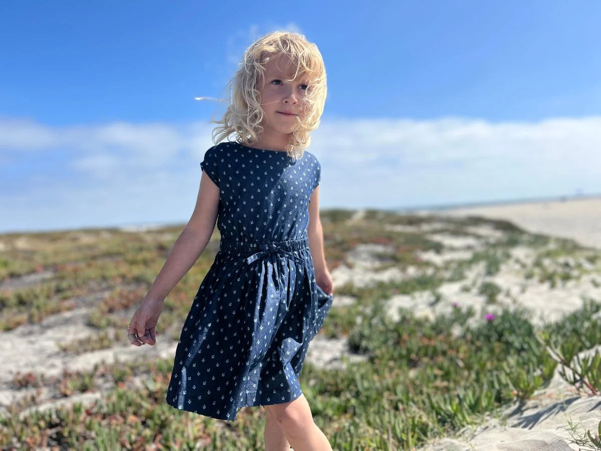 navy anchors dress