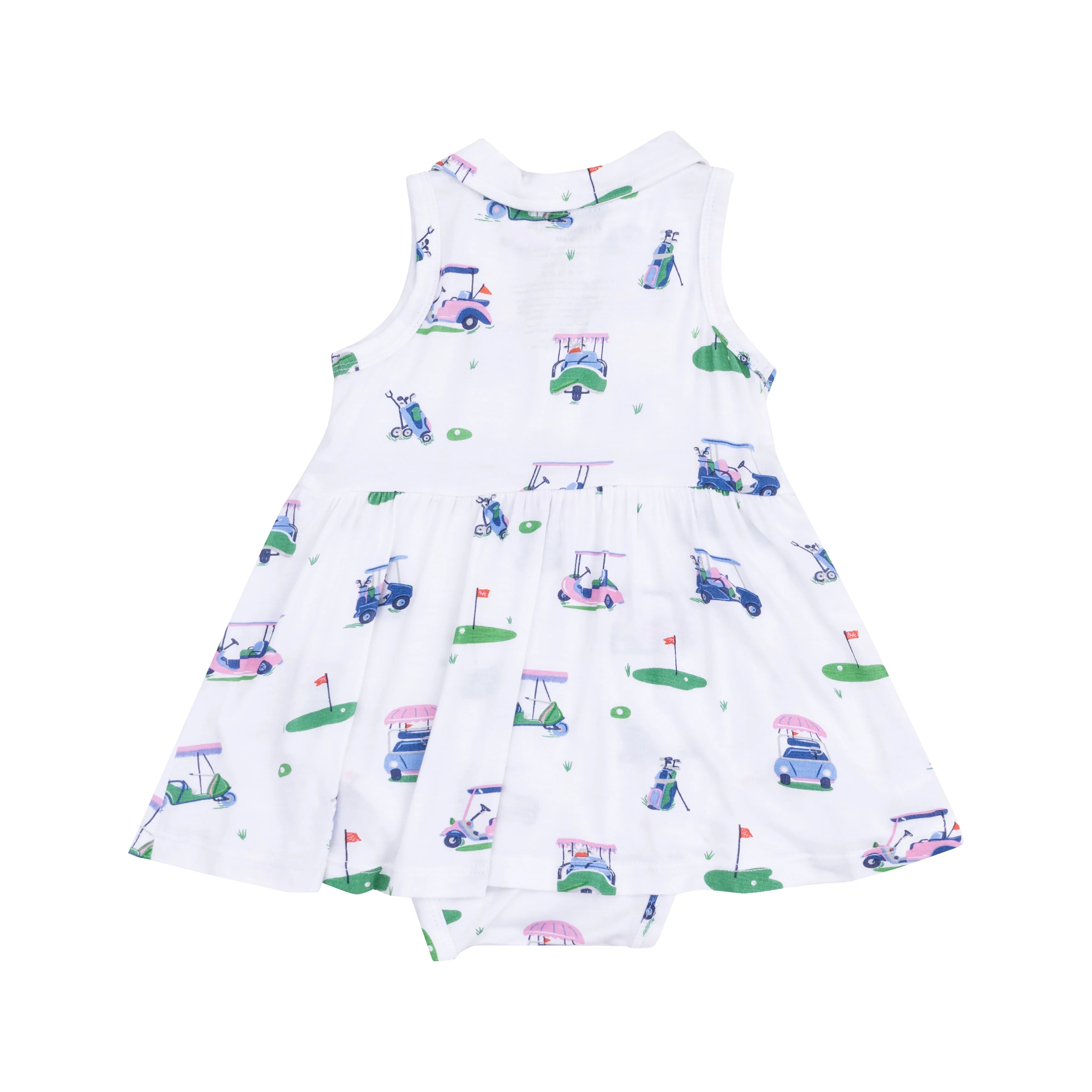 back of golf dress