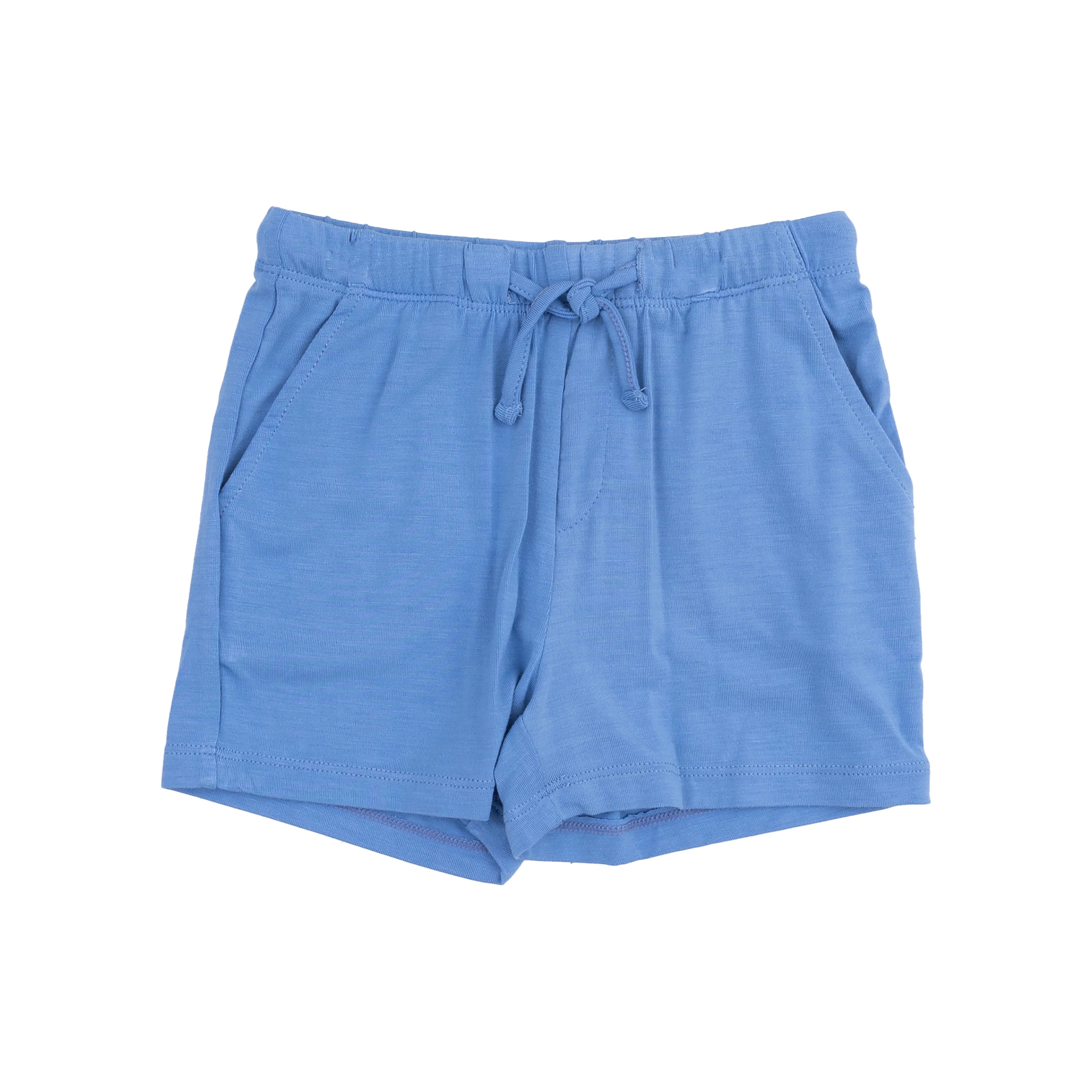 blue shorts