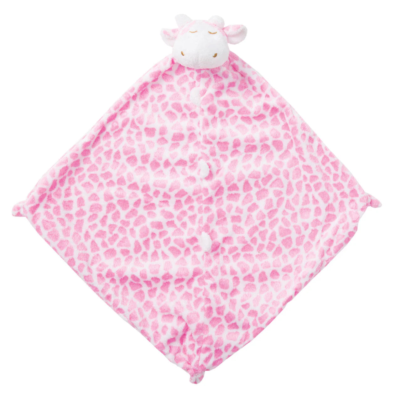 pink giraffe baby blanket