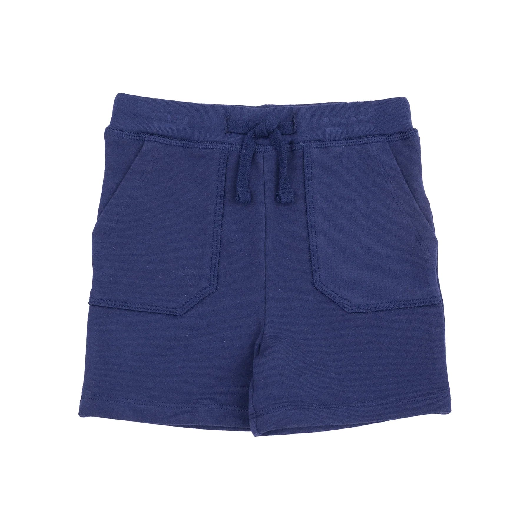 navy french terry kids short
