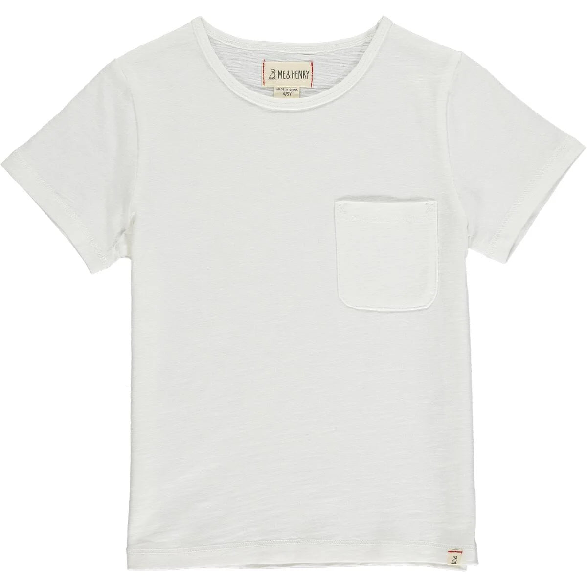 white tee