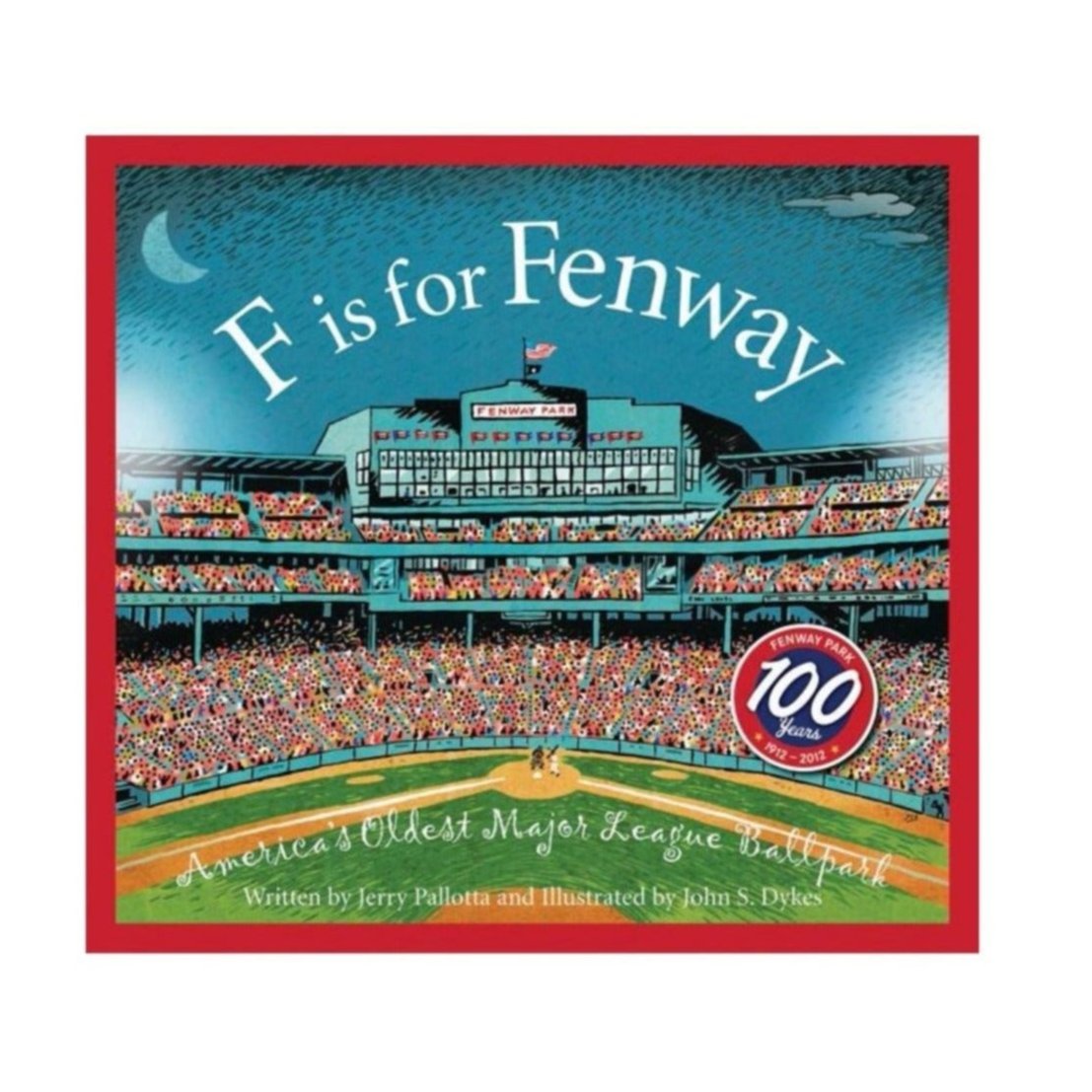 book cover showing a drawing of Fenway