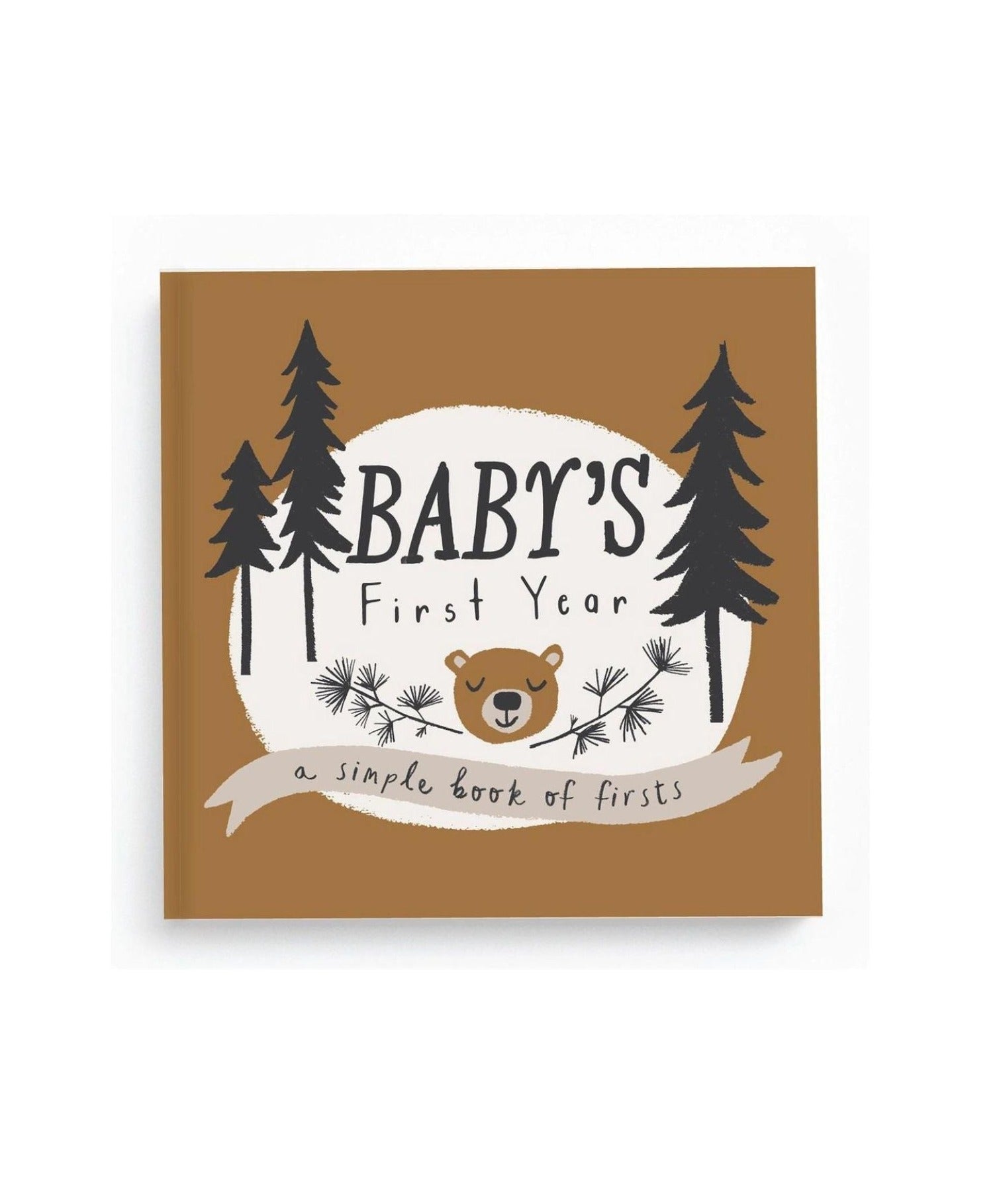 brown cover showing pine trees and bear