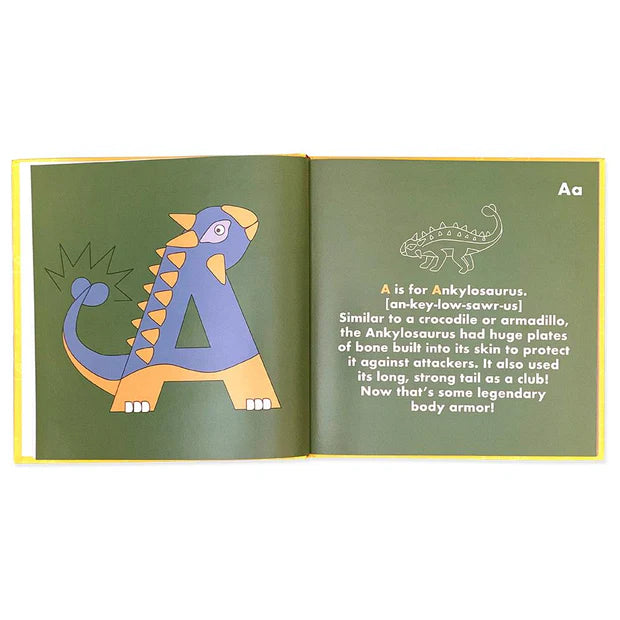 dinosaur alphabet kids book