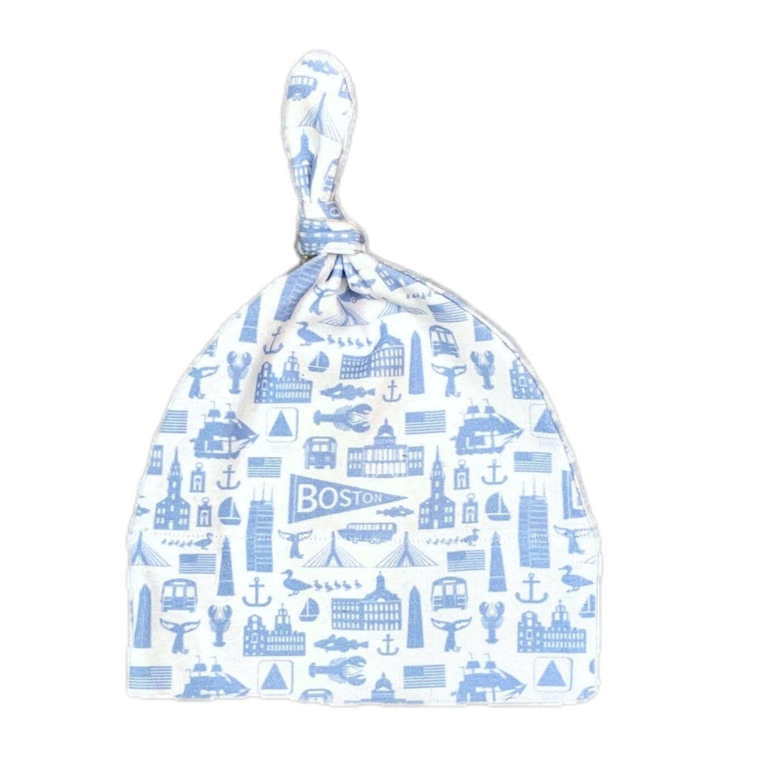 blue boston baby hat