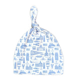 blue boston baby hat