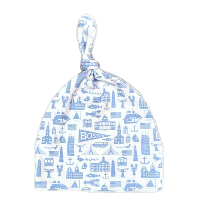 blue boston baby hat