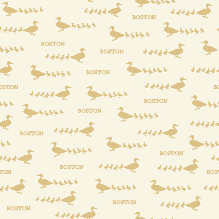 white boston duckling footie