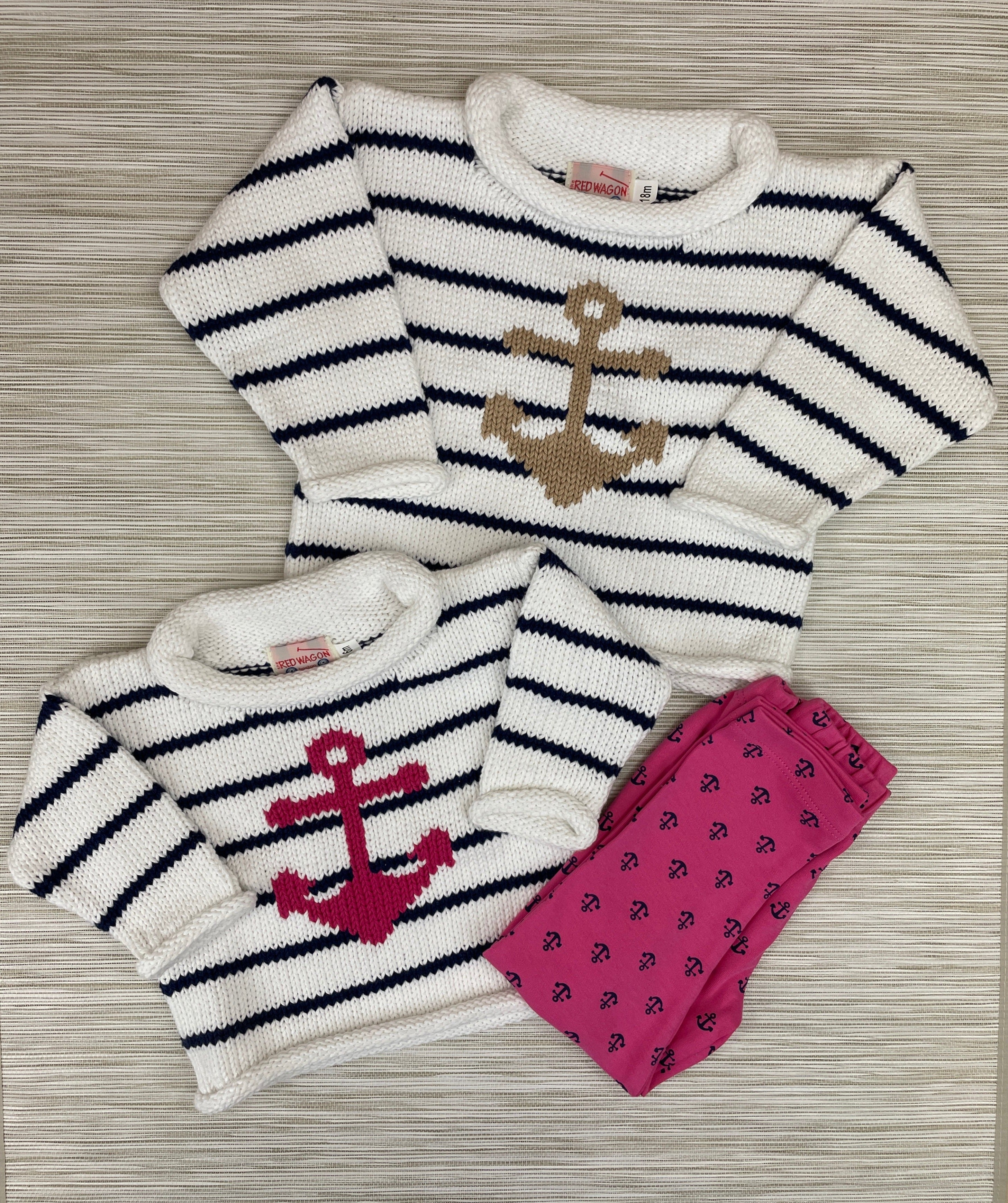 striped anchor sweaters