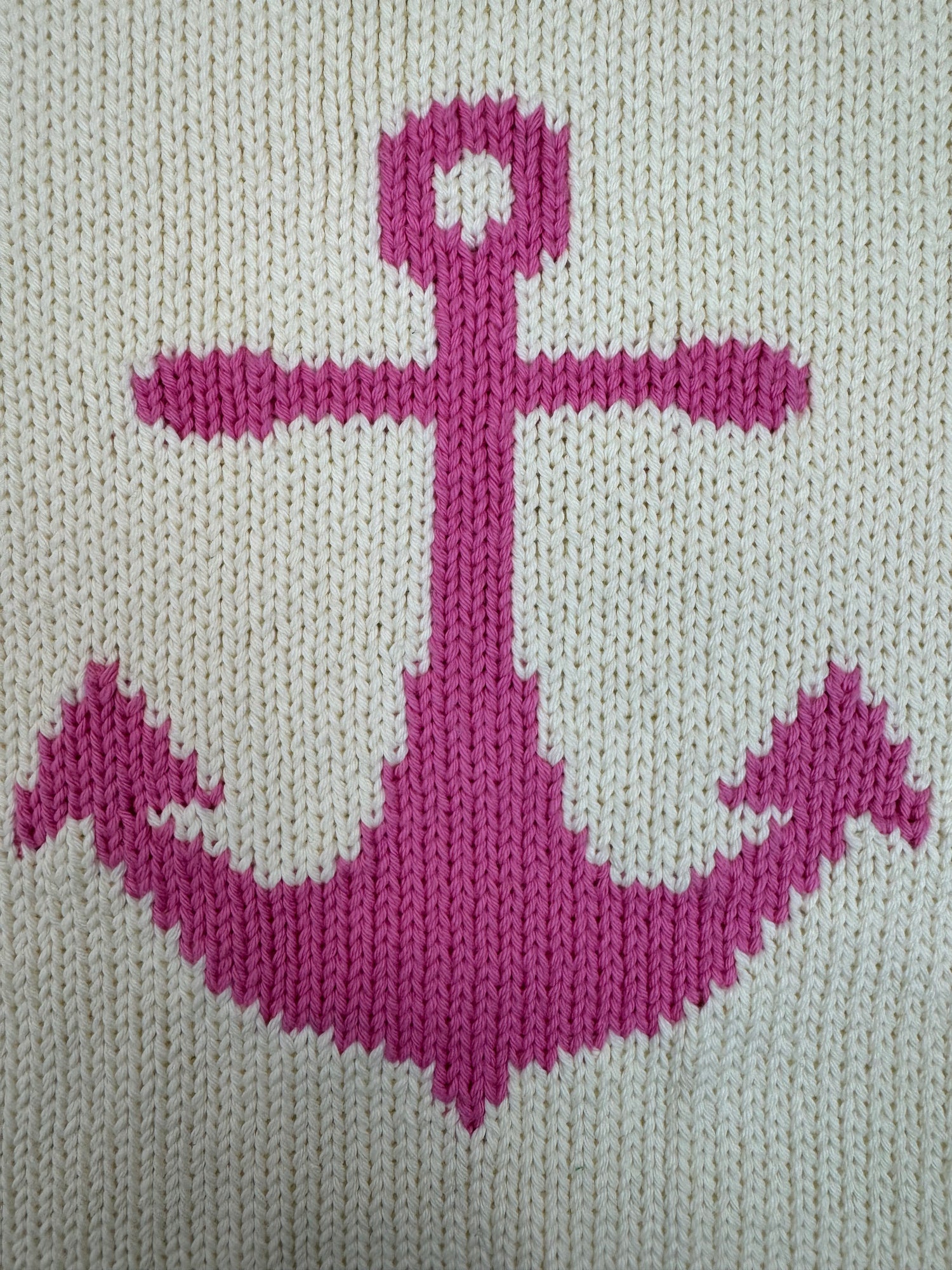 close up of anchor