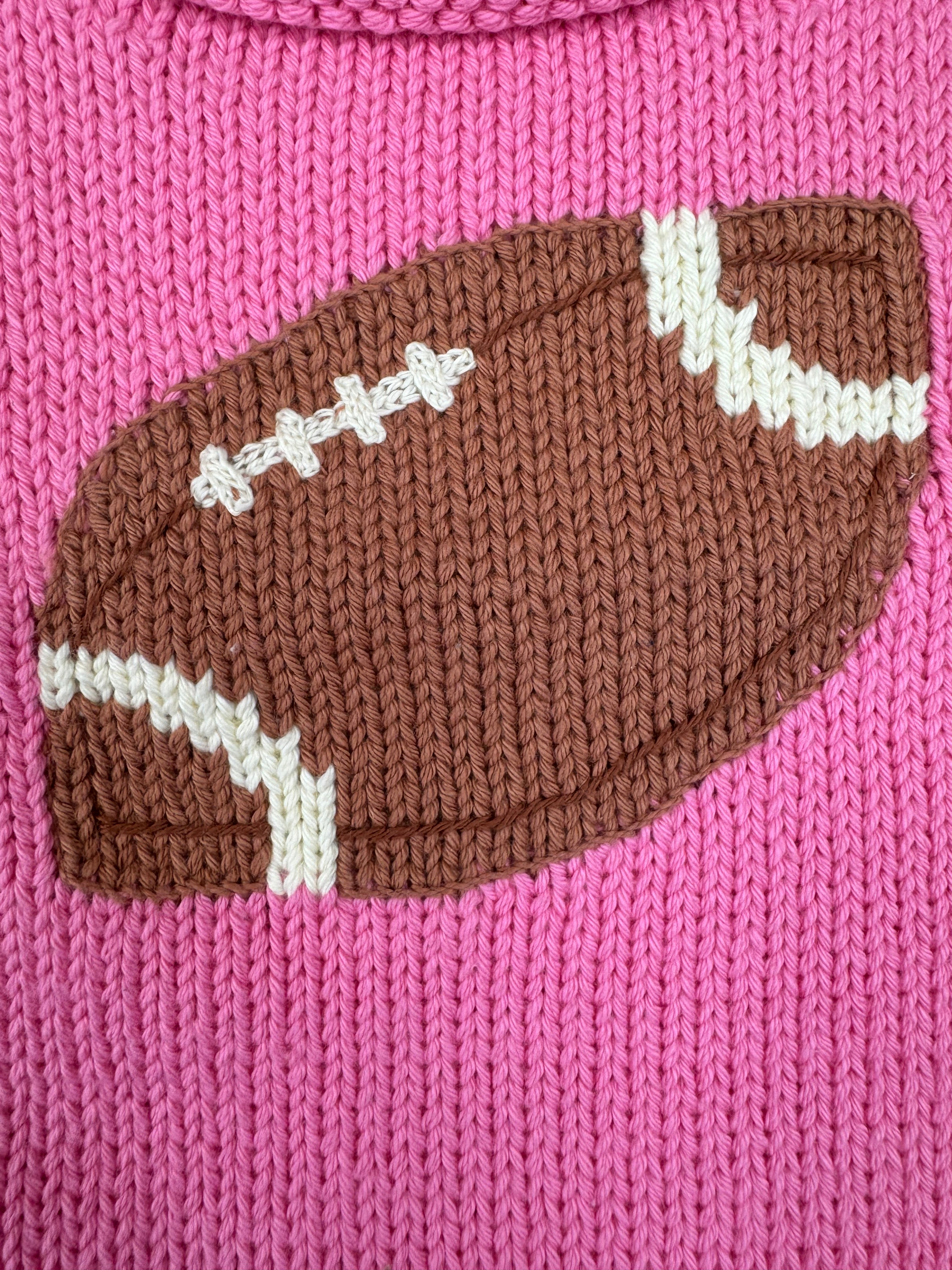 close up of football