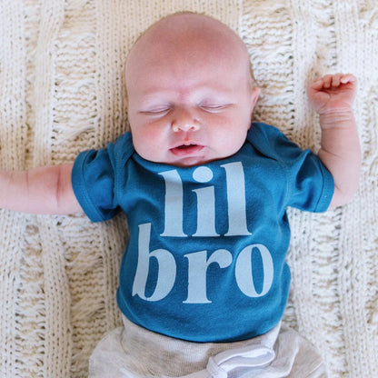 little brother baby onesie