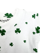 close up of kids crewneck neckline