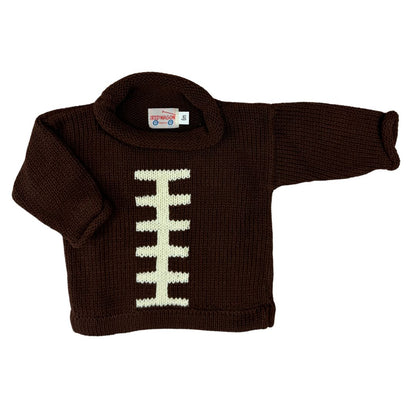 sweater looks like a football