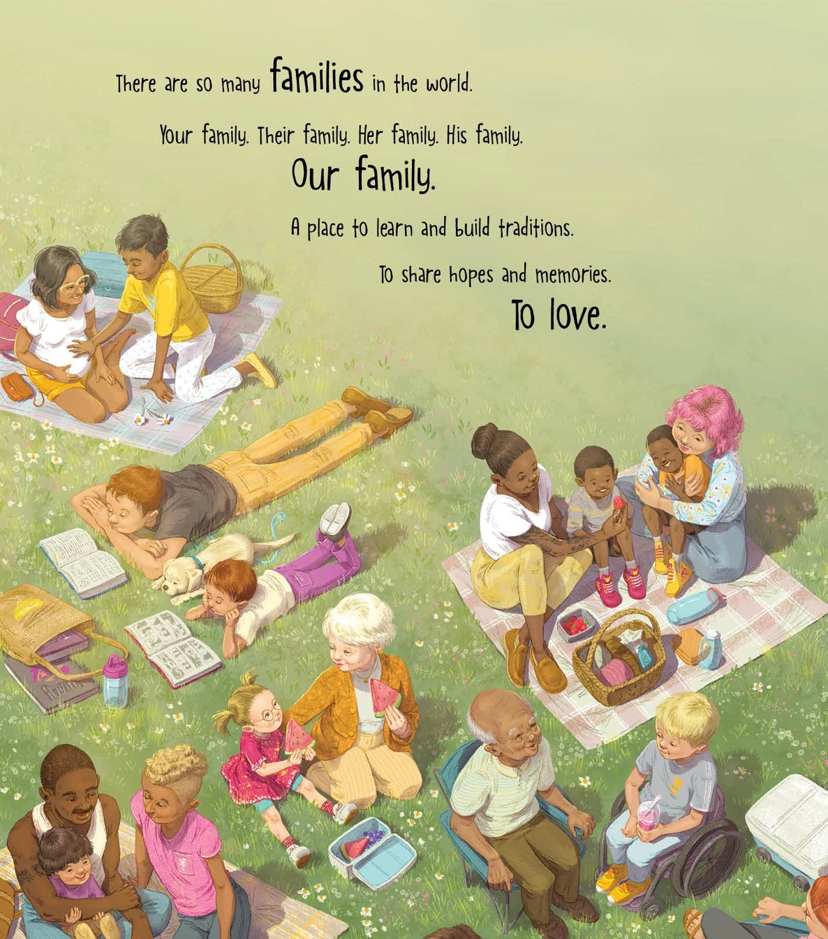 a family like ours kids book