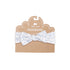 blue calico floral headband
