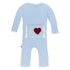 blue I heart grandma coverall