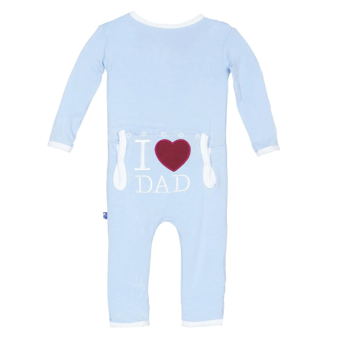 Blauer „I Love Dad“-Overall 