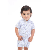 blue nautical notebook romper