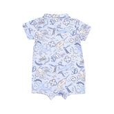 blue nautical notebook romper
