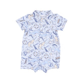 blue nautical notebook romper