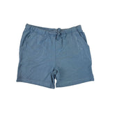 blue shorts
