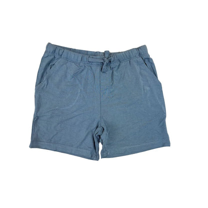 blue shorts