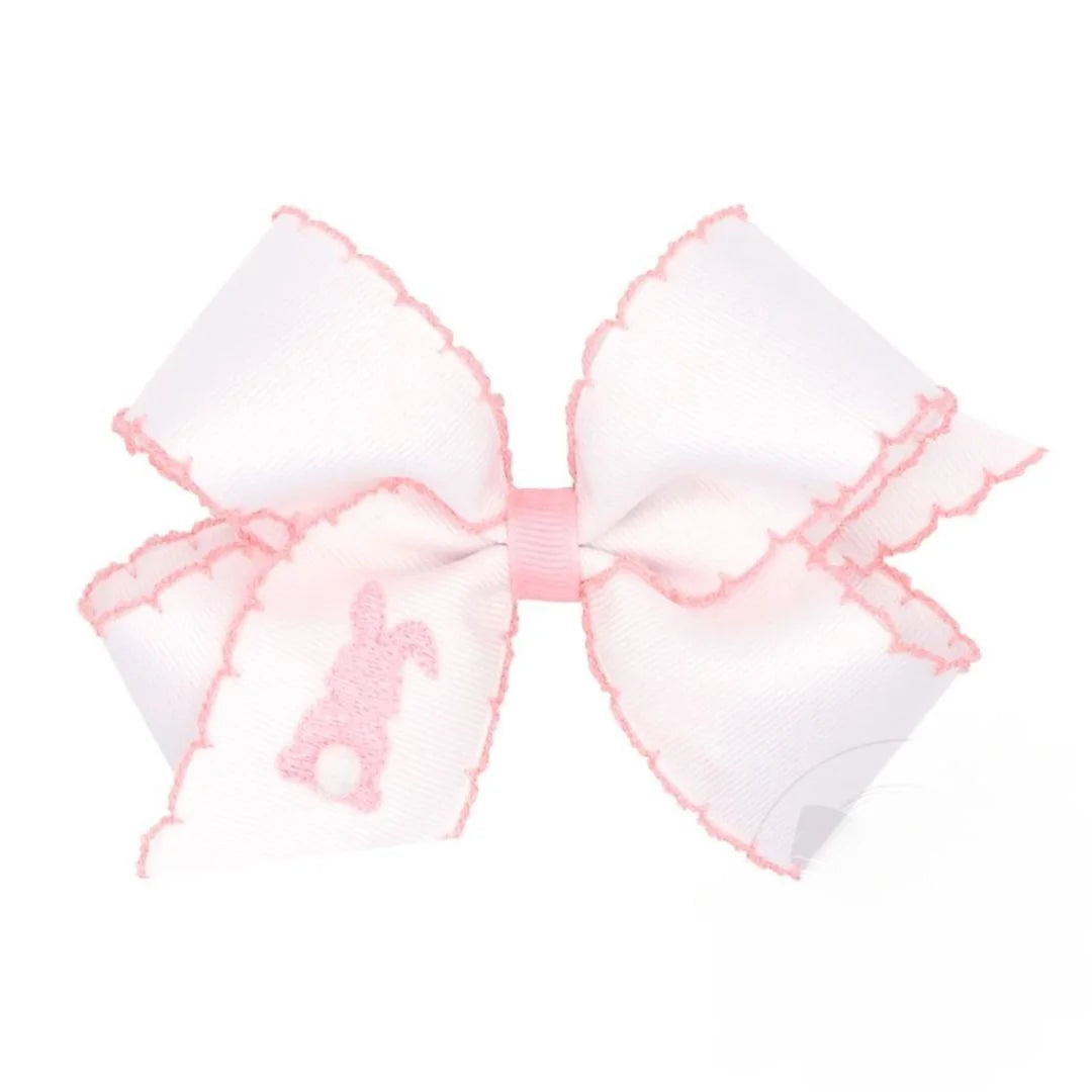 pink bunny bow for easter for kids