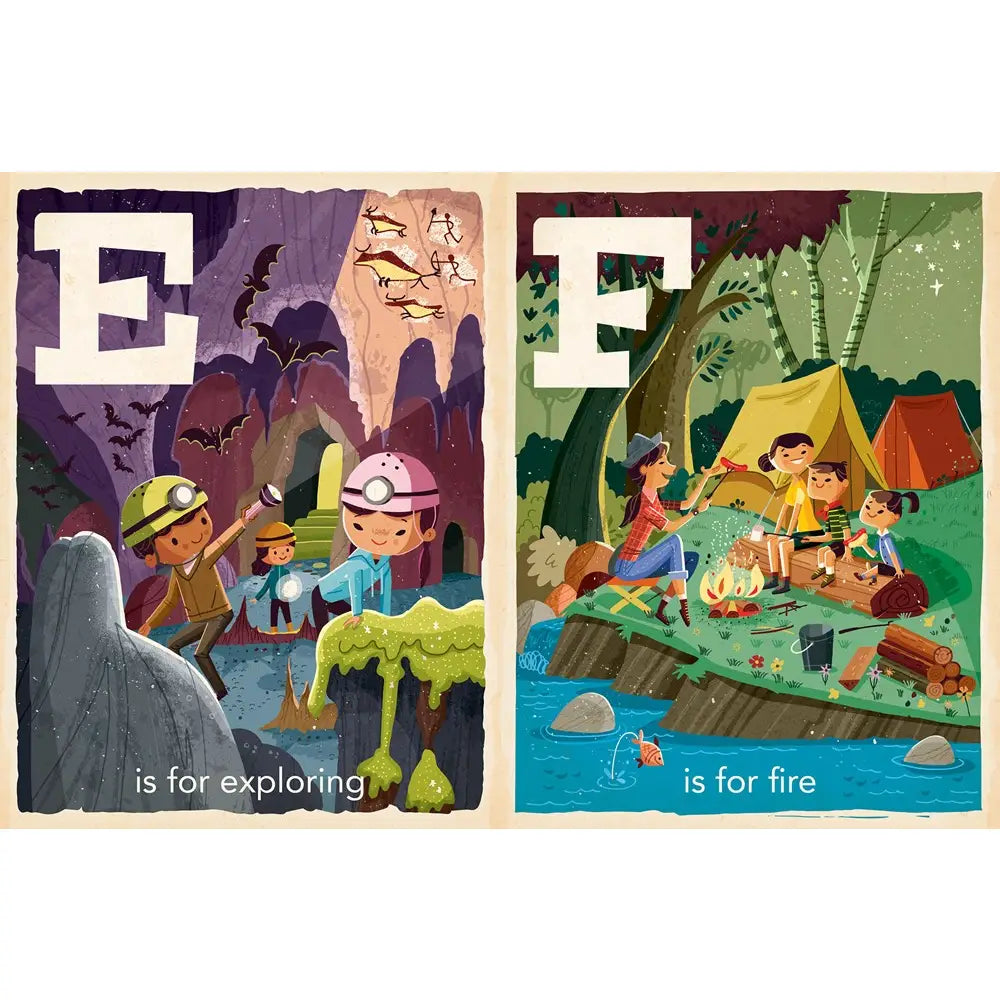 c is for camping kids book