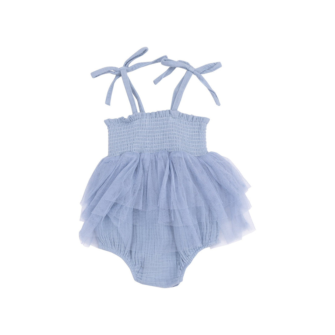 dusty blue tutu bubble for baby girl