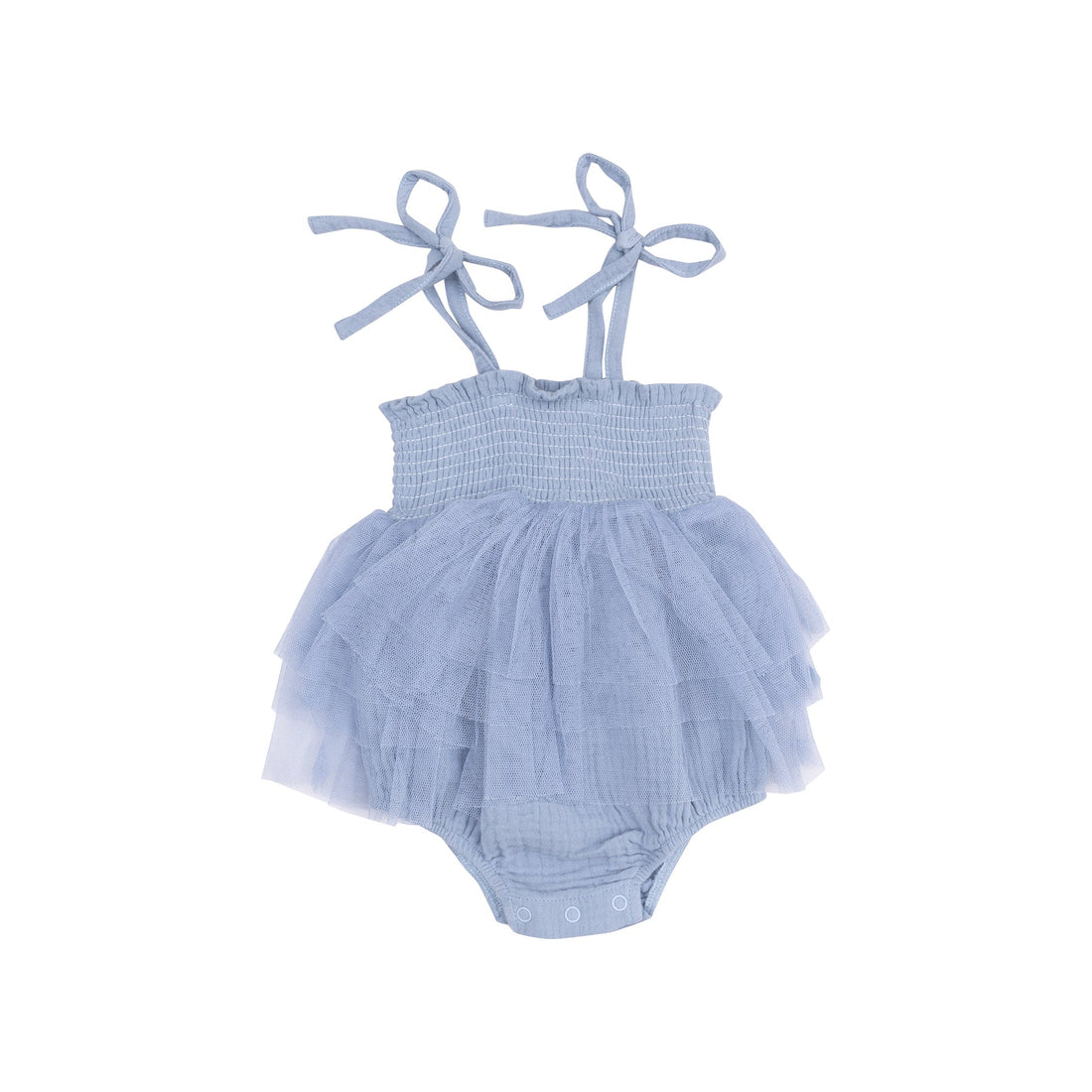 dusty blue tutu bubble for baby girl