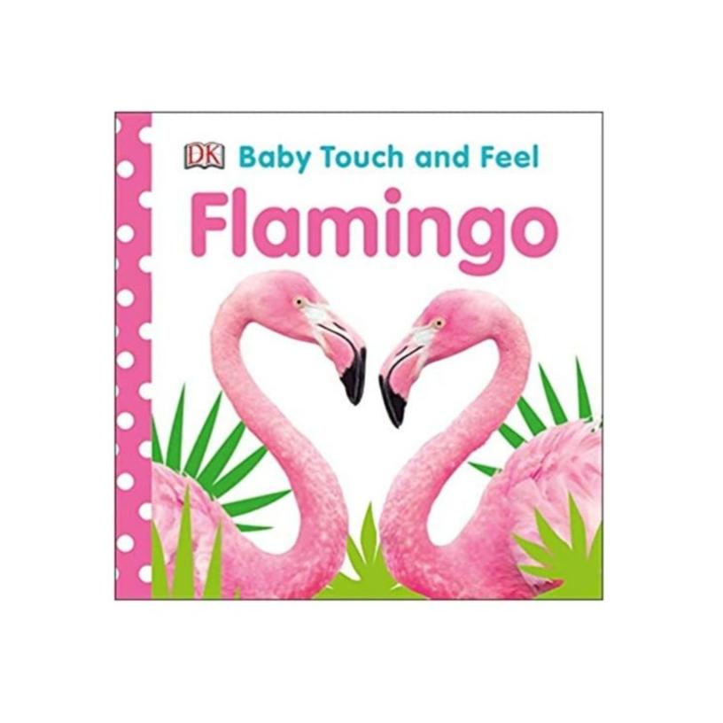 Livre Flamingo Touch and Feel pour bébé