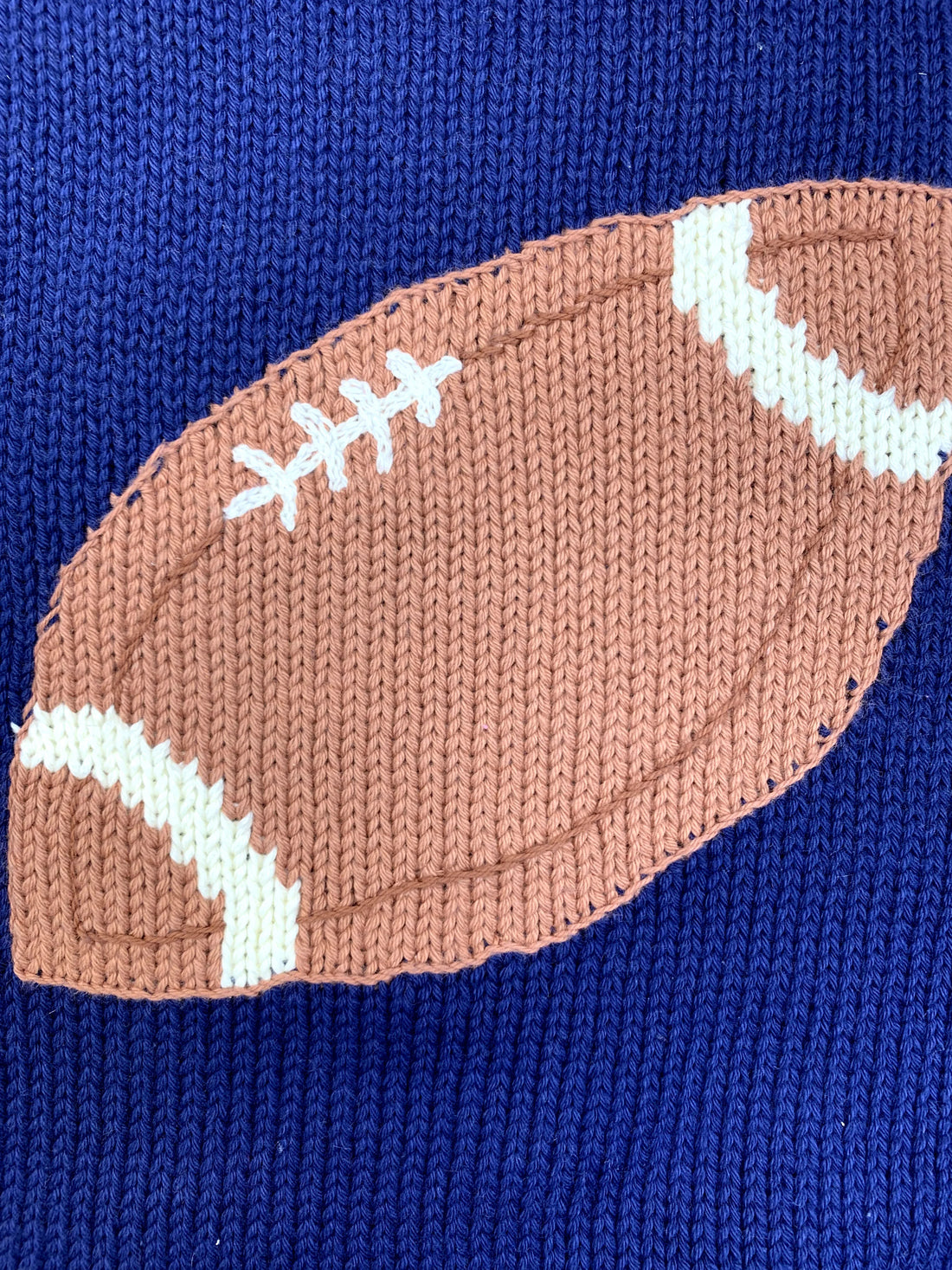 close up of football