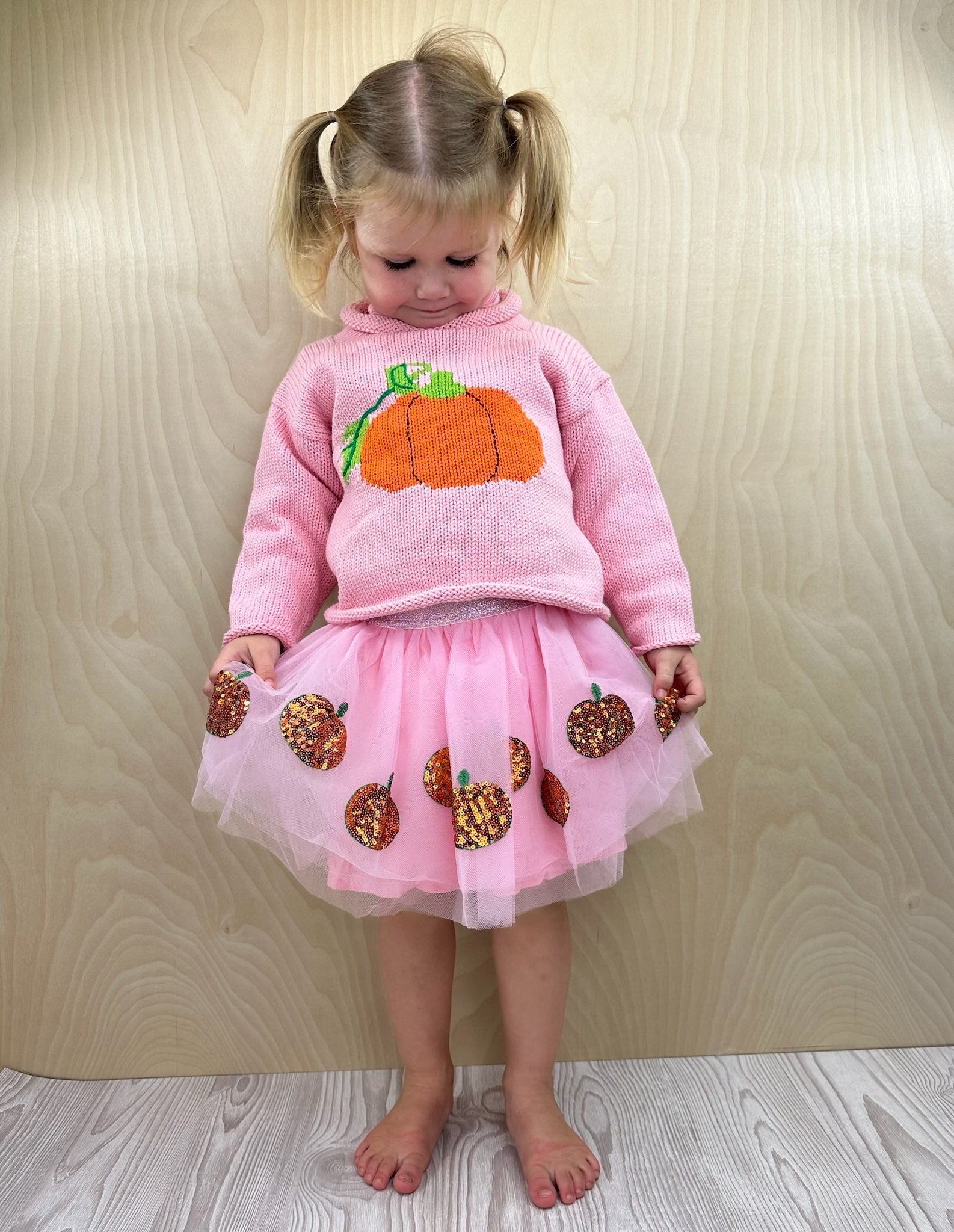 Pink Pumpkin Tutu Skirt