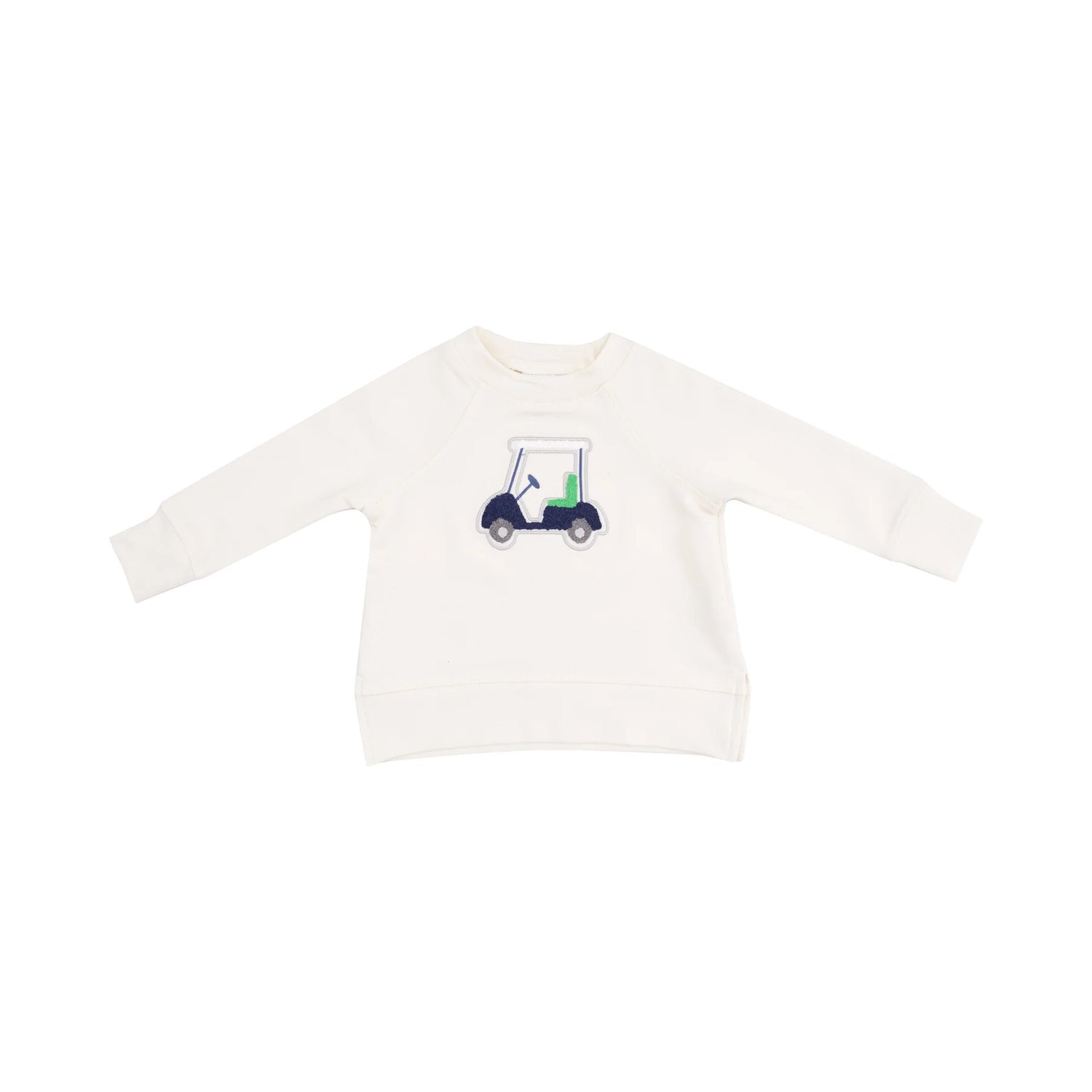 golf cart sweatshirt and shorts