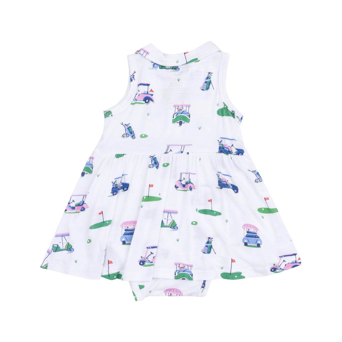 back of golf dress