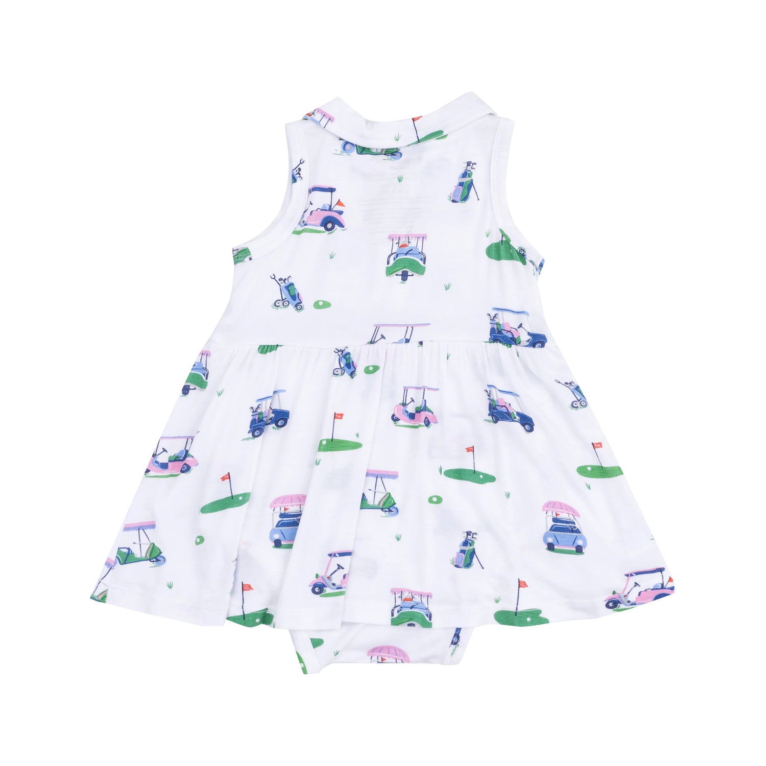 back of golf dress