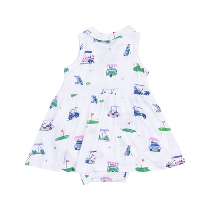 back of golf dress