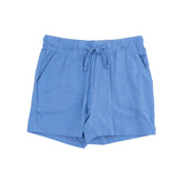 blue shorts