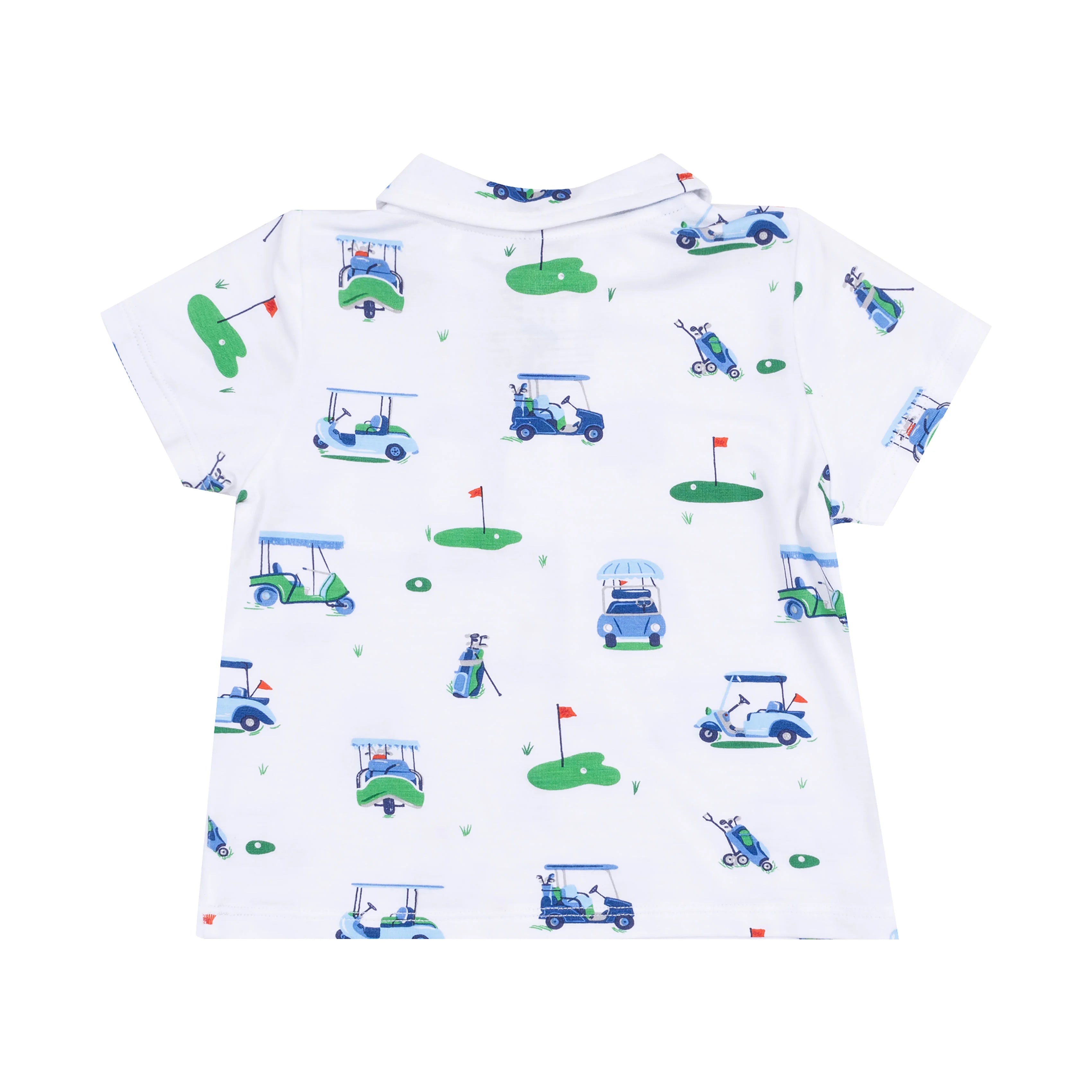 back of polo shirt