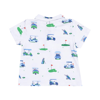 back of polo shirt