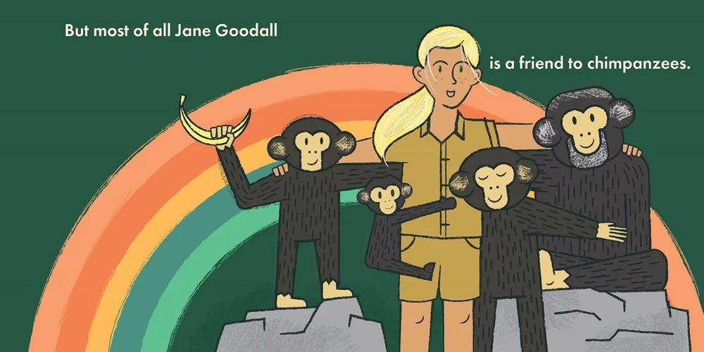 jane goodall children&