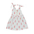 white summer lobster dress