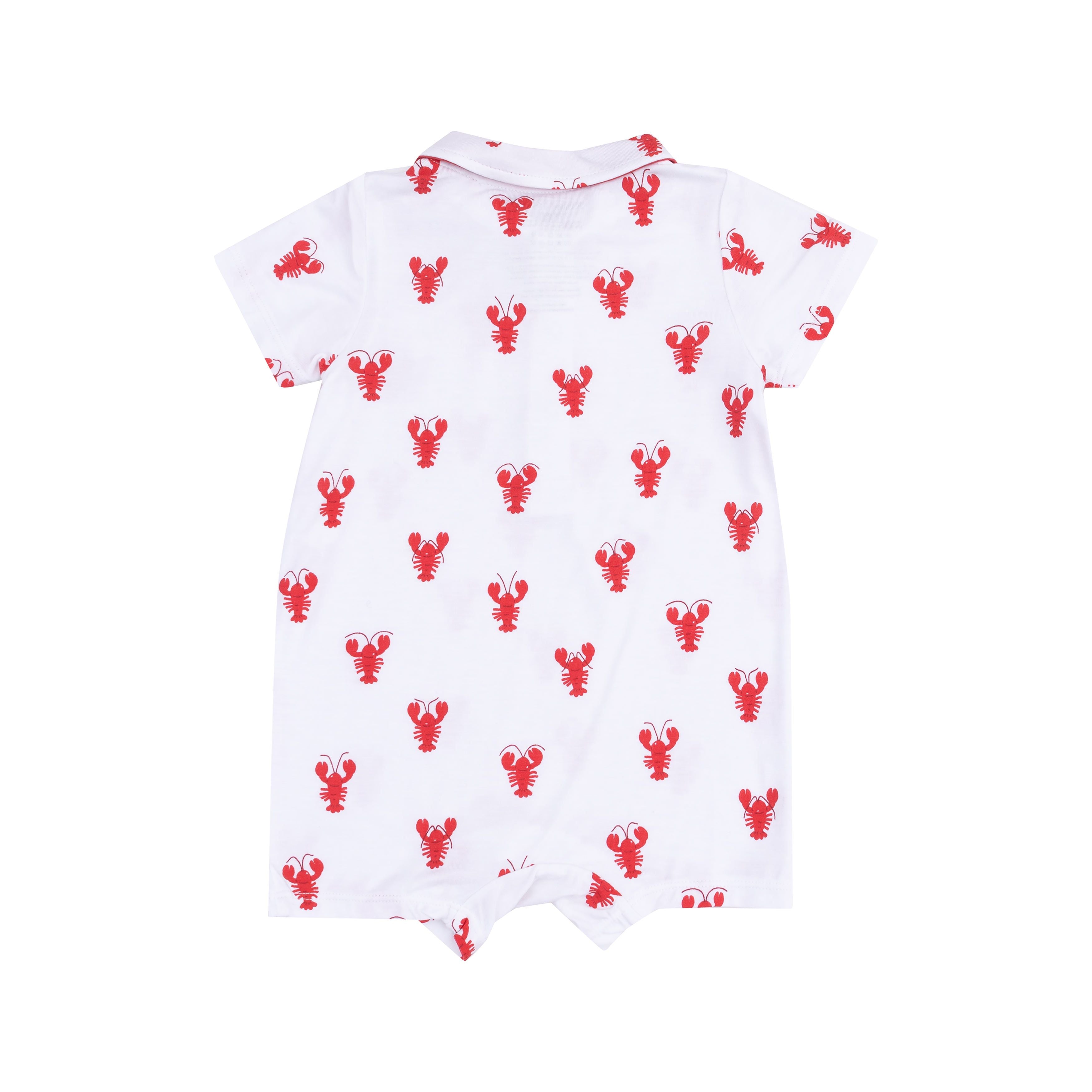 White/Red Lobsters Polo Shortie