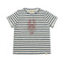 striped tee with lobster graphic