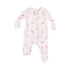 pink footie with mermaids all over