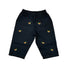 navy twill pants with embroidered mallard ducks all over