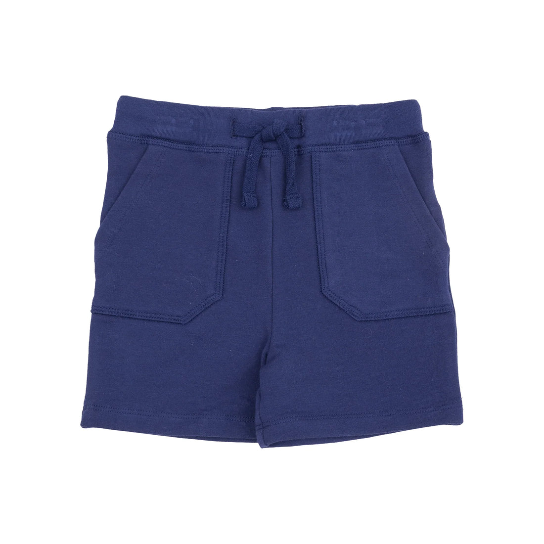 navy french terry kids short